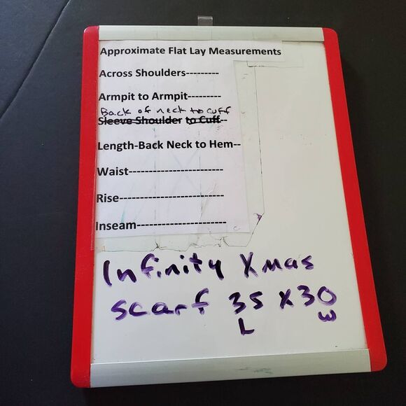 Candy Cane Infinity Scarf Womens White Red Christmas Rectangle Wrap Sheer New - Picture 6 of 8